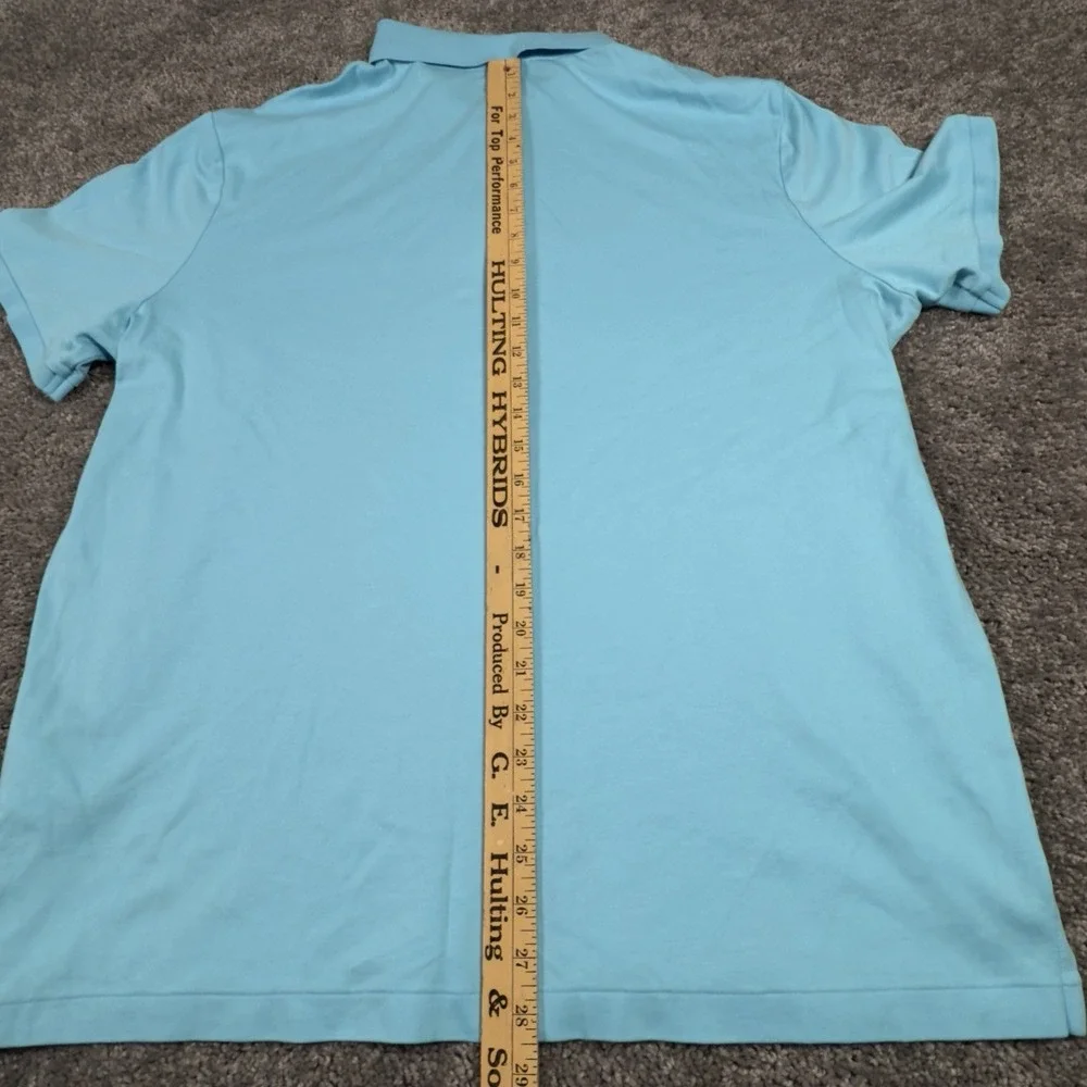 Polo Ralph Lauren Polo Shirt Mens XL Light Blue Flesh Pony Casual Short Sleeve